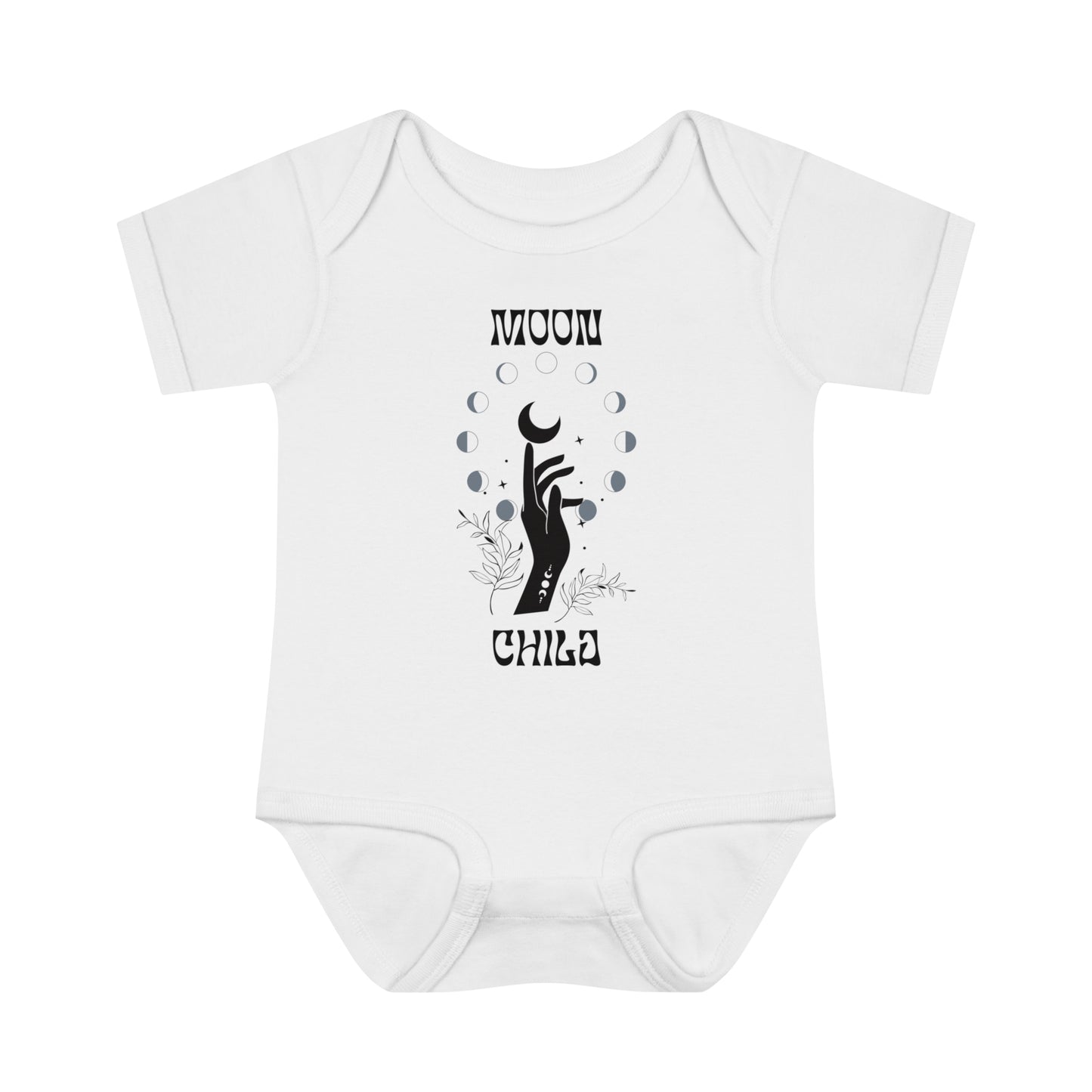 "Moon Child" Infant Baby Rib Bodysuit