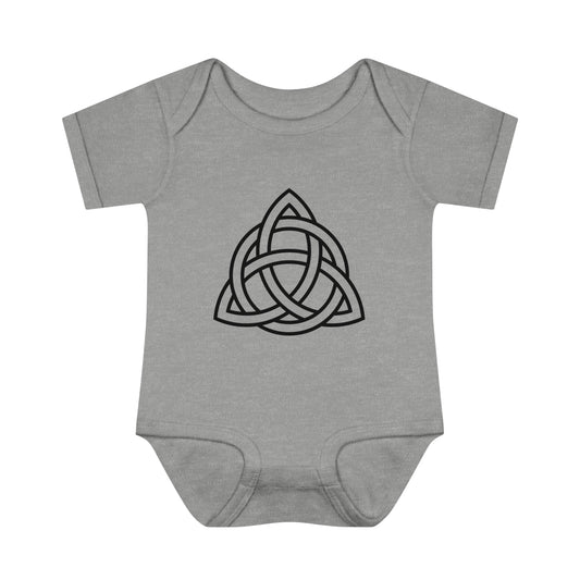 "Trinity Knot " Infant Baby Rib Bodysuit