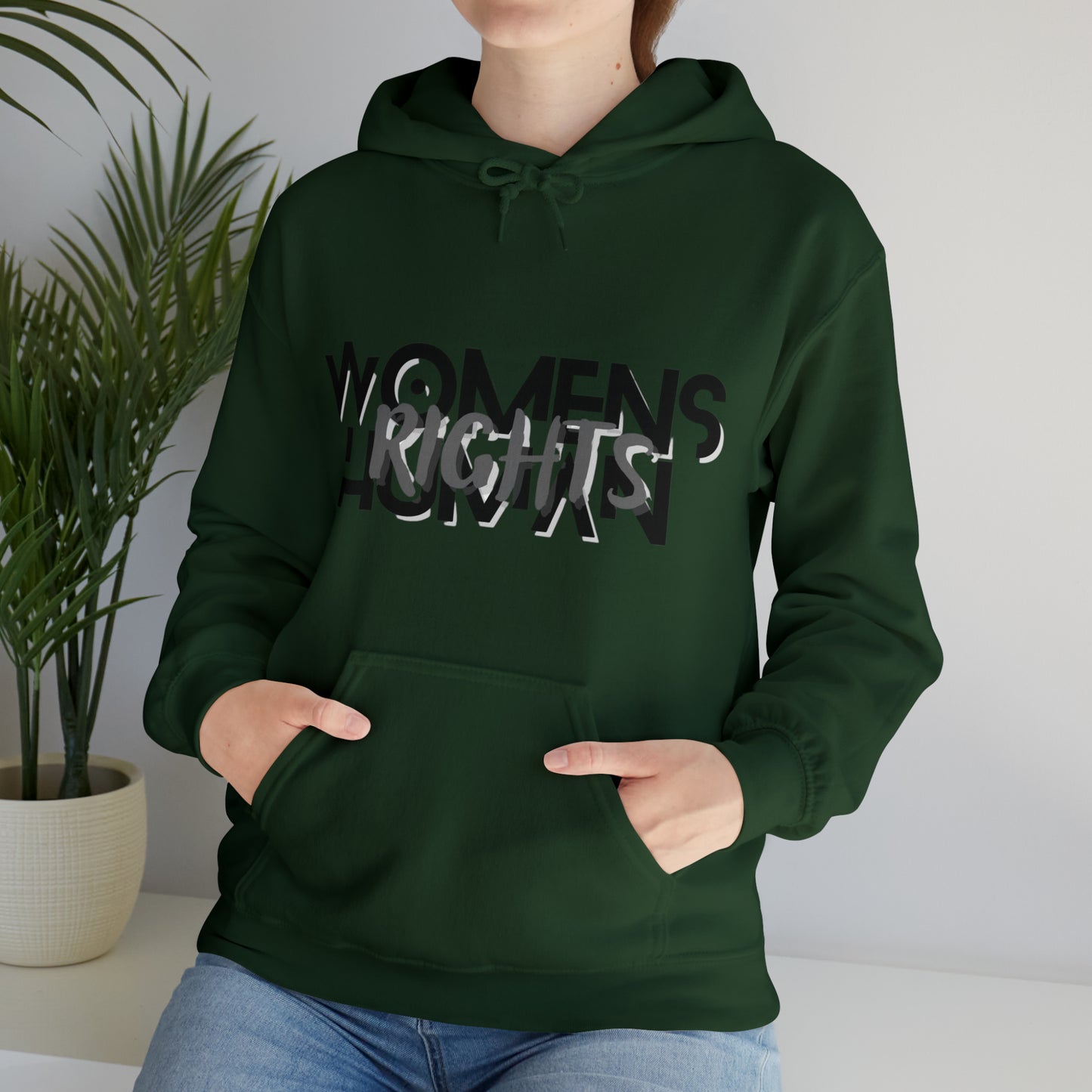 "Women's Rights are Human Rights" Hooded Sweatshirt