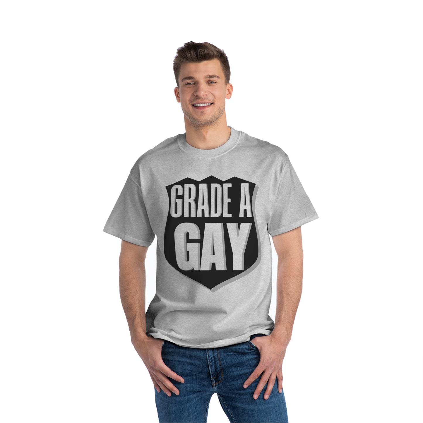 "Grade A Gay" Beefy-T®  Short-Sleeve T-Shirt