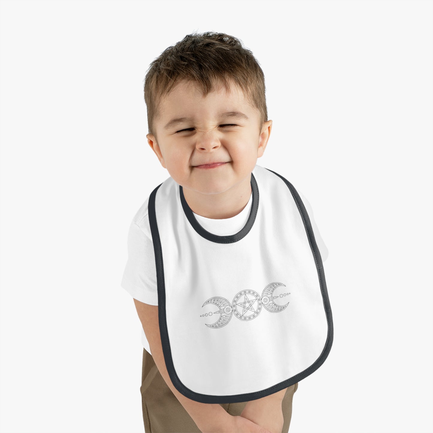 "Triple Goddess with Pentacle" Baby/Toddler Bib