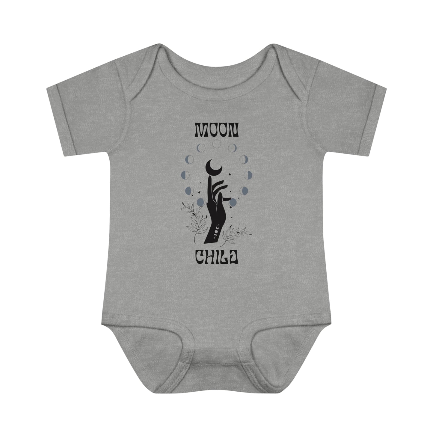 "Moon Child" Infant Baby Rib Bodysuit