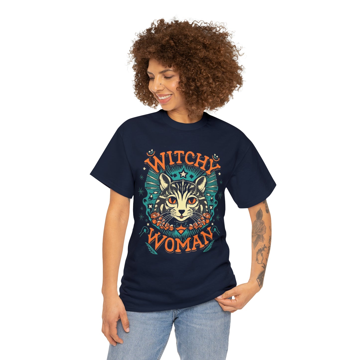 "Witchy Woman" Heavy Cotton Tee