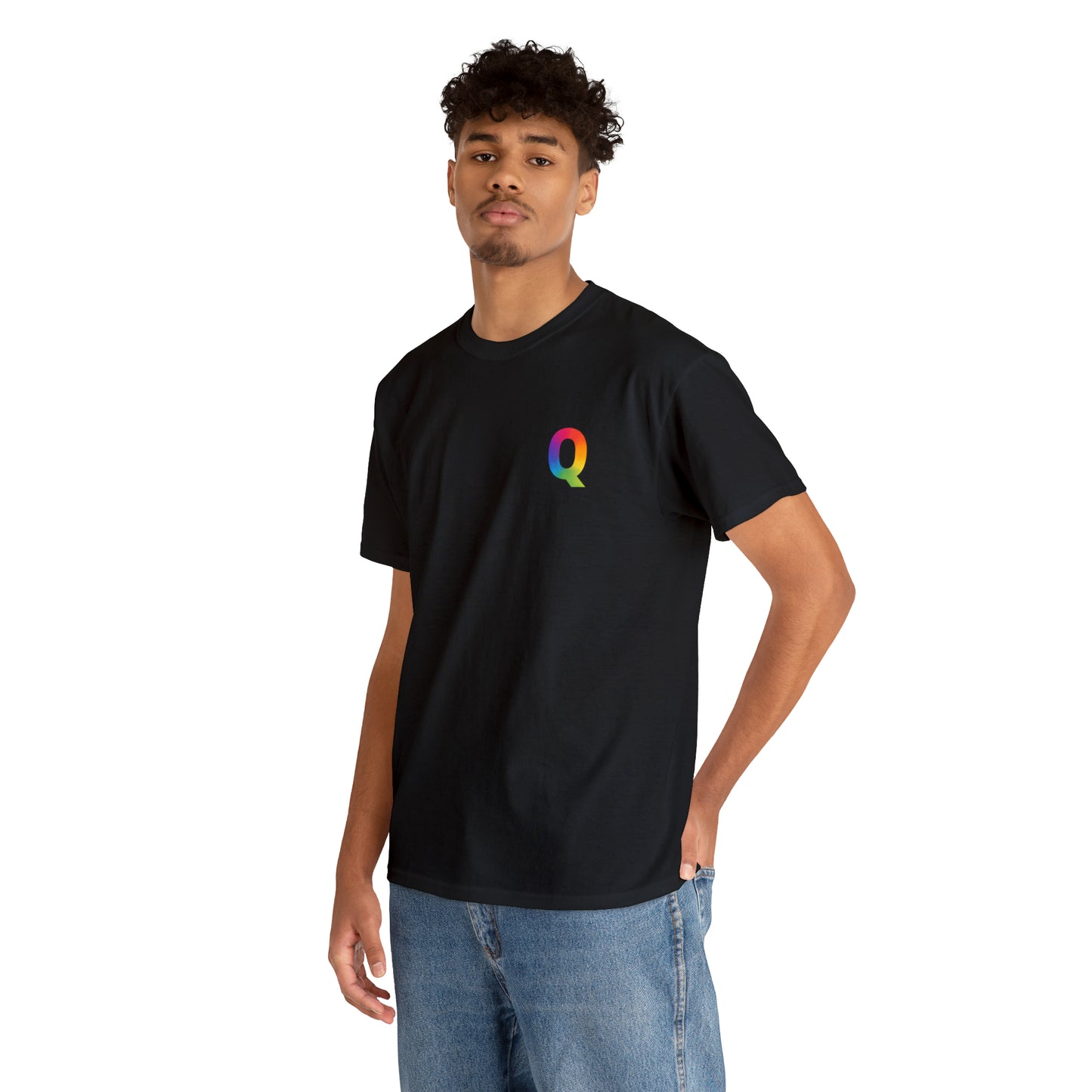 "Q for Queer" Heavy Cotton Tee