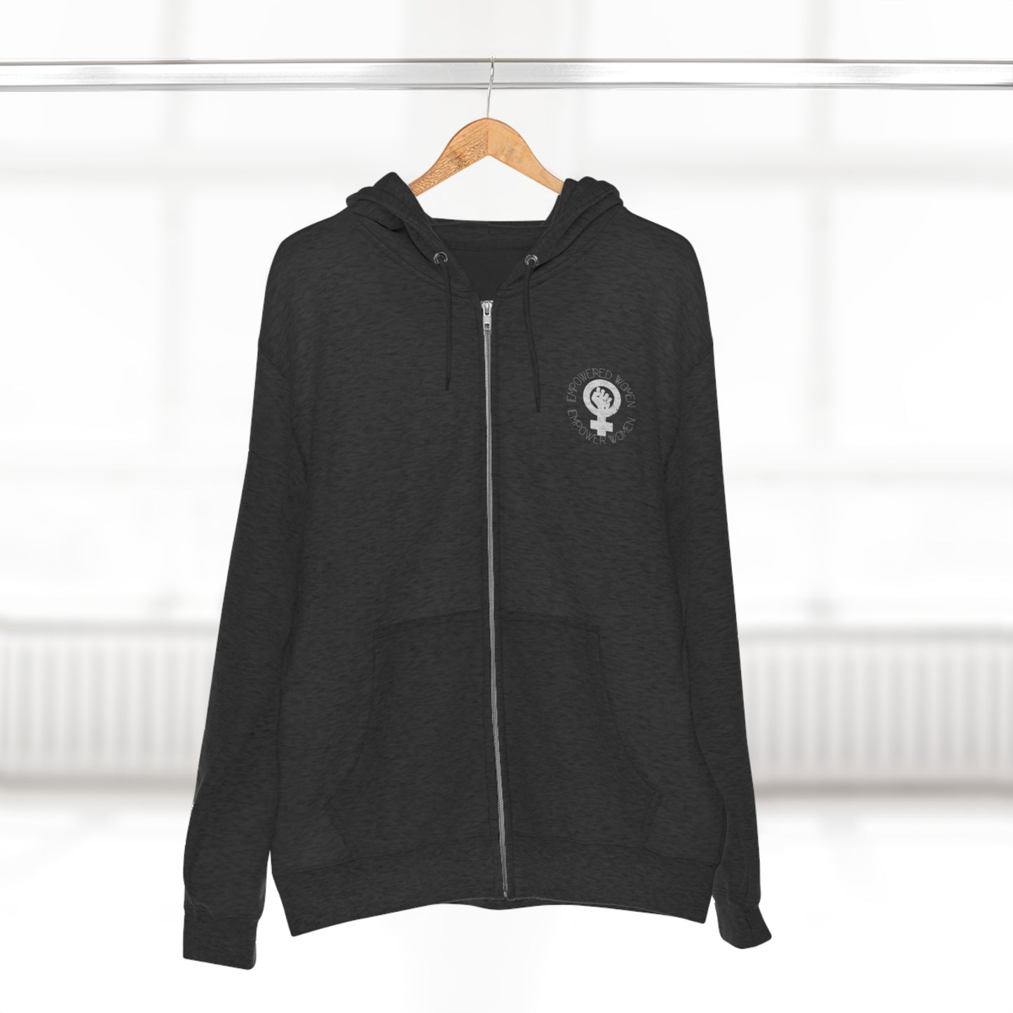 "Empowered"" Unisex Premium Full Zip Hoodie