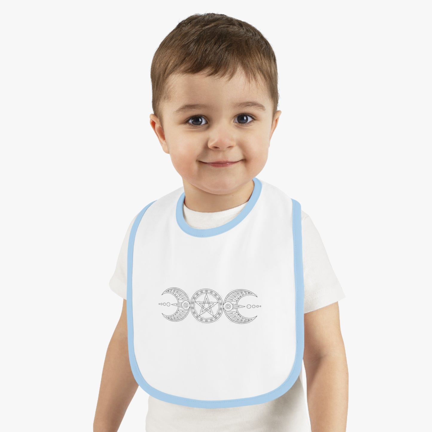 "Triple Goddess with Pentacle" Baby/Toddler Bib