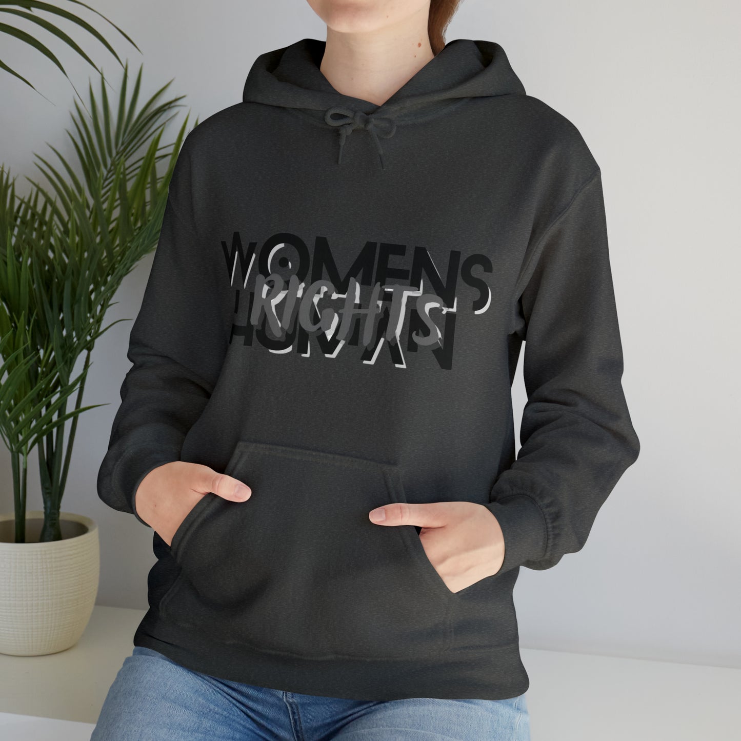 "Women's Rights are Human Rights" Hooded Sweatshirt