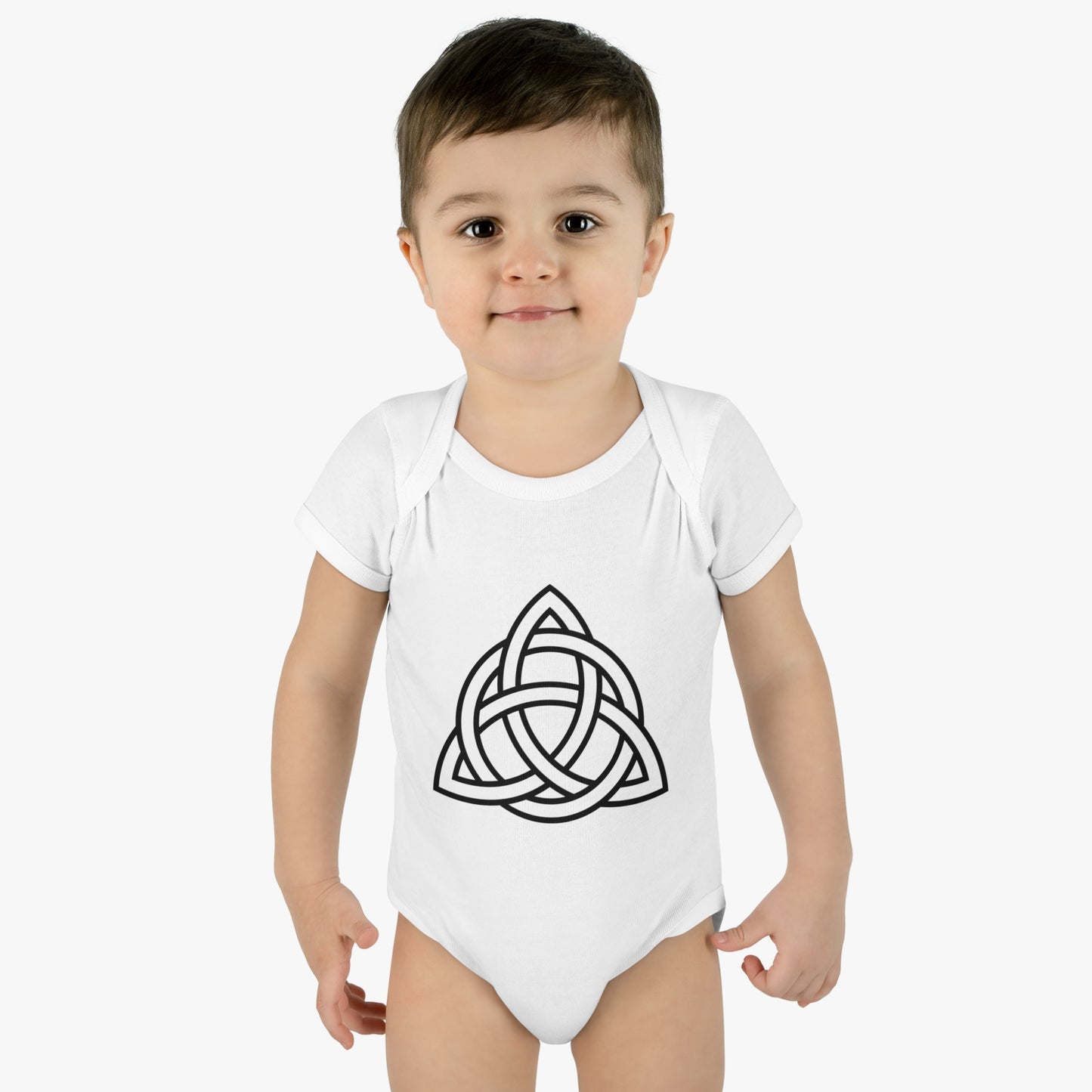 "Trinity Knot " Infant Baby Rib Bodysuit