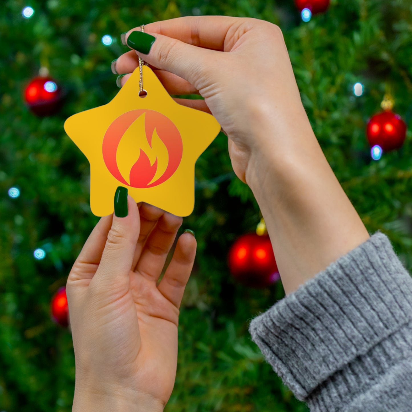 "Radically Fierce" Ceramic Ornament