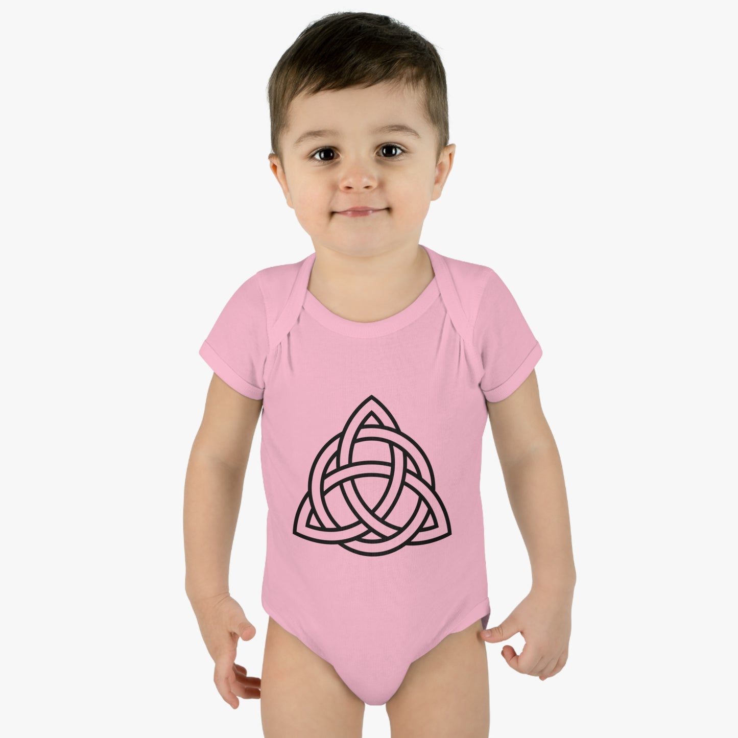 "Trinity Knot " Infant Baby Rib Bodysuit