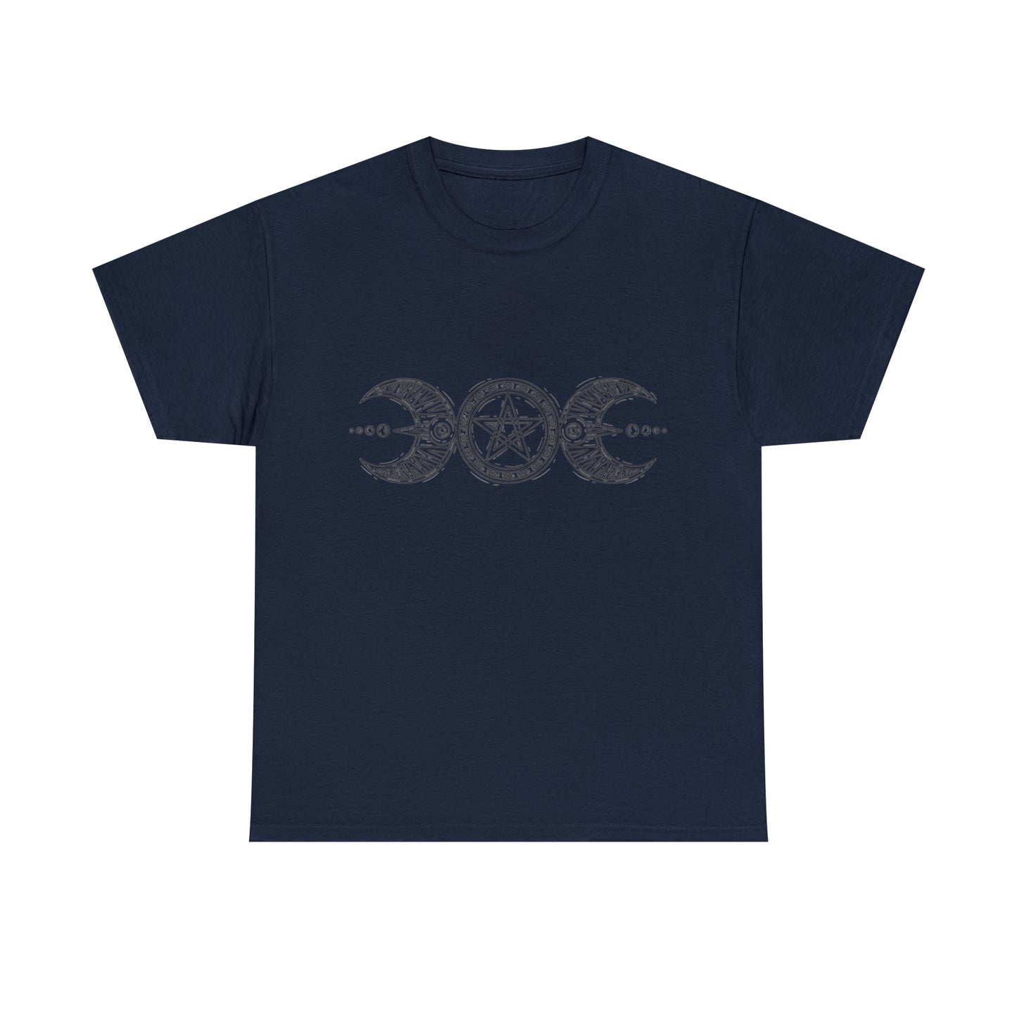 "Triple Goddess with Pentacle" Heavy Cotton Tee