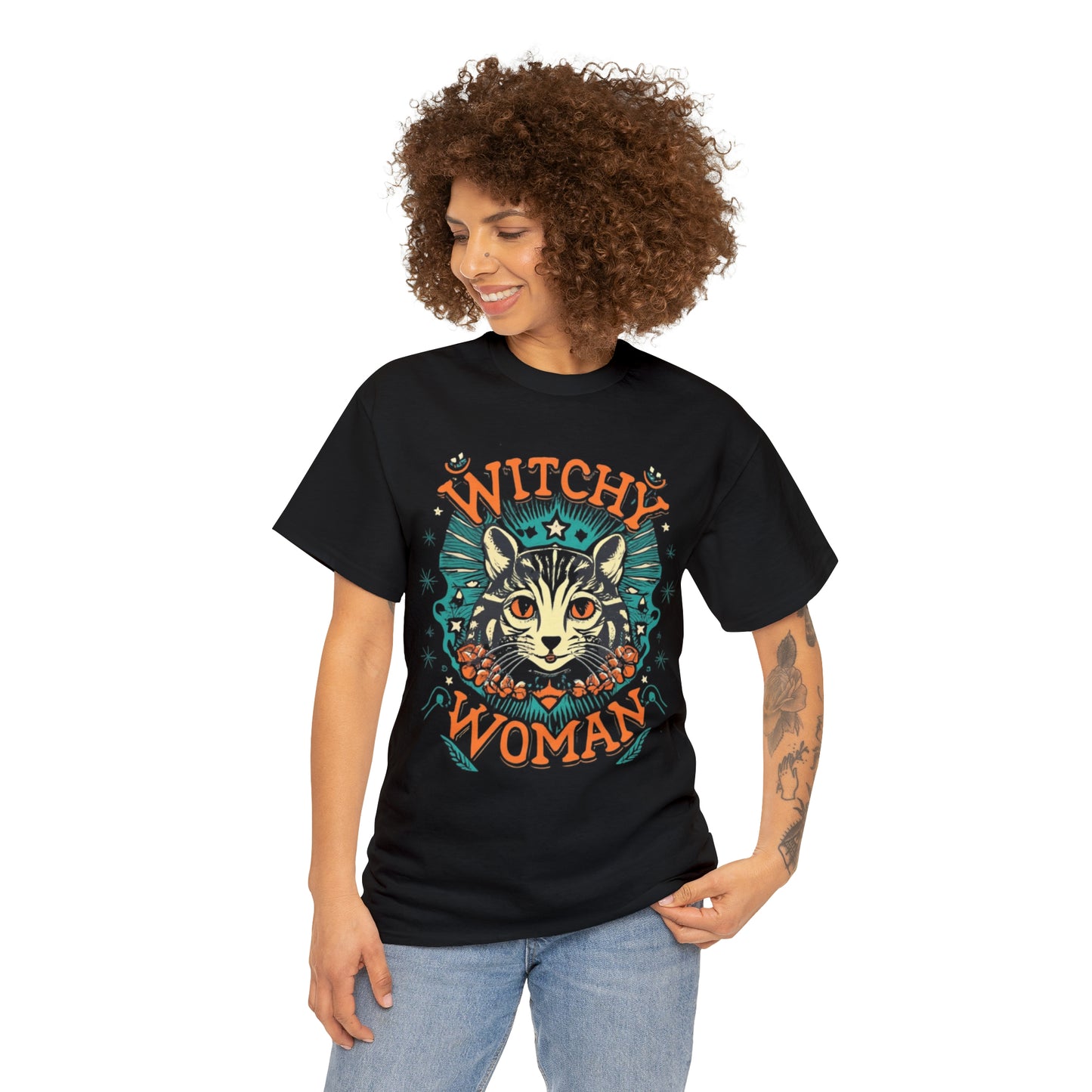 "Witchy Woman" Heavy Cotton Tee