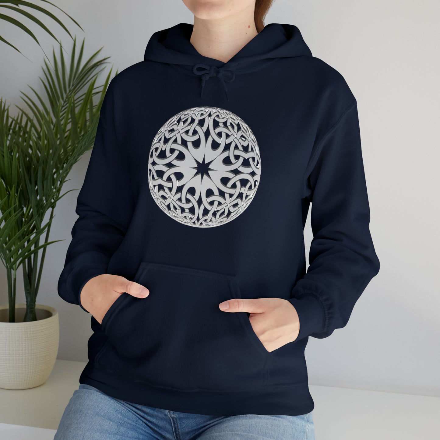 "Knotted Brightness Orb" Hooded Sweatshirt