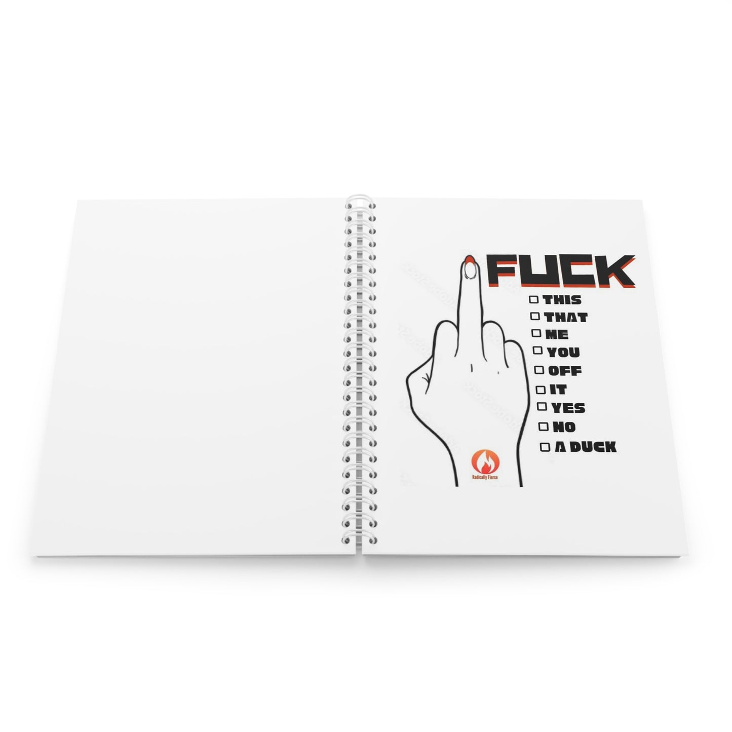 "F*CK" This Spiral Notebook