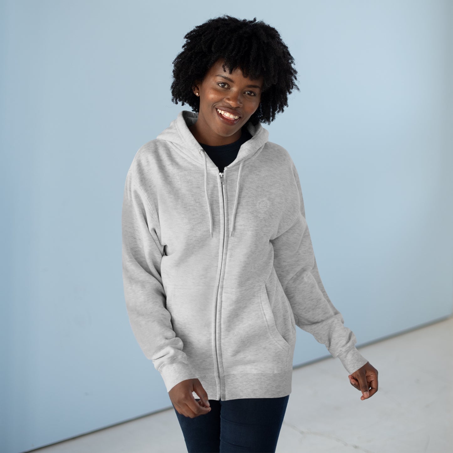 "Empowered"" Unisex Premium Full Zip Hoodie