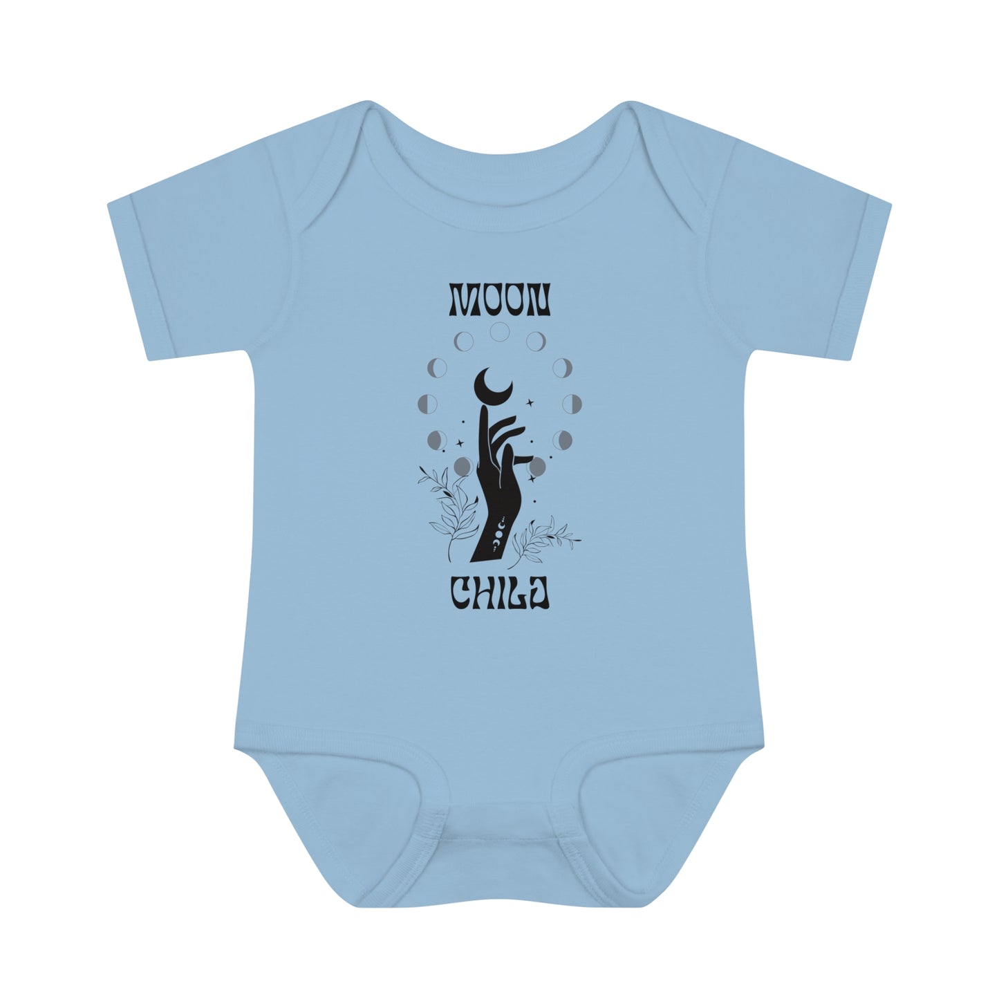 "Moon Child" Infant Baby Rib Bodysuit