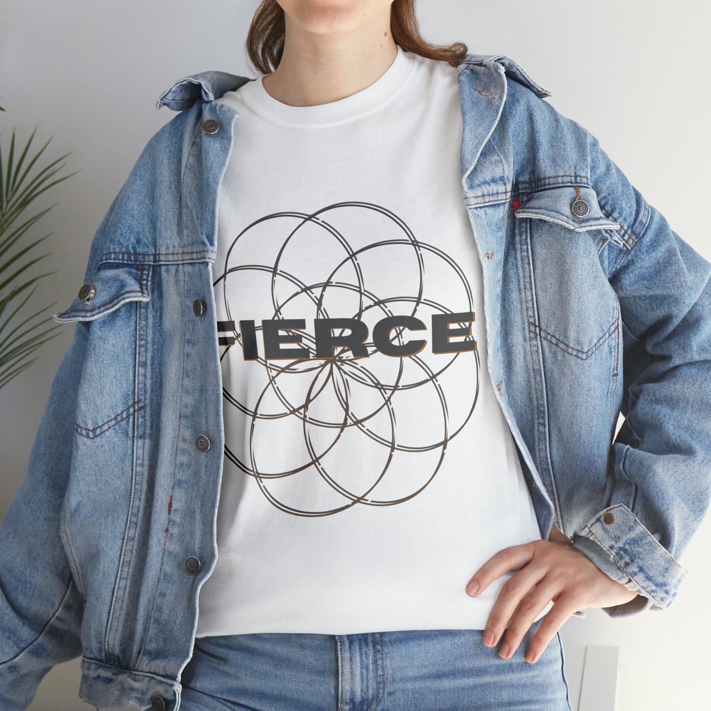 "Fierce" Heavy Cotton Tee