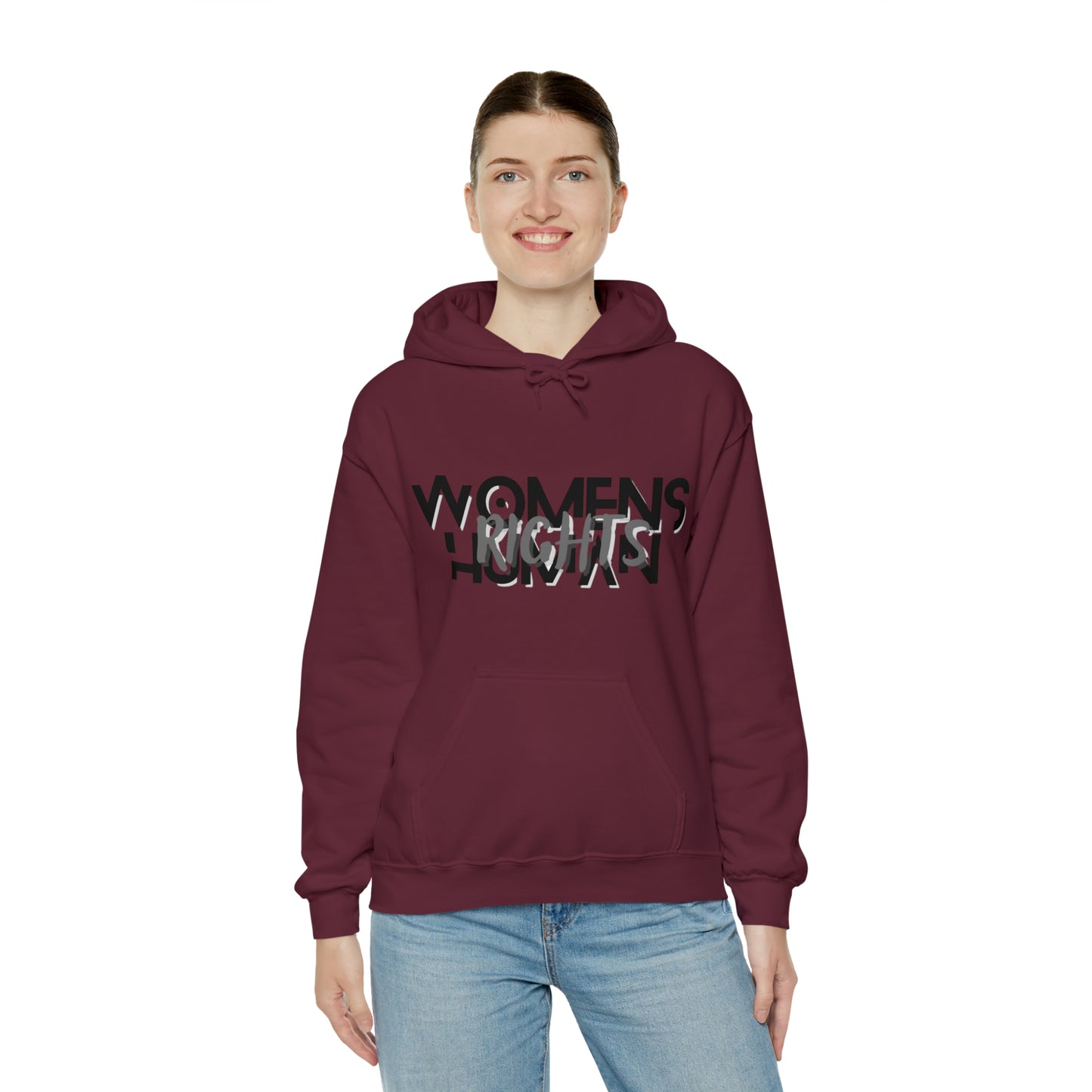 "Women's Rights are Human Rights" Hooded Sweatshirt