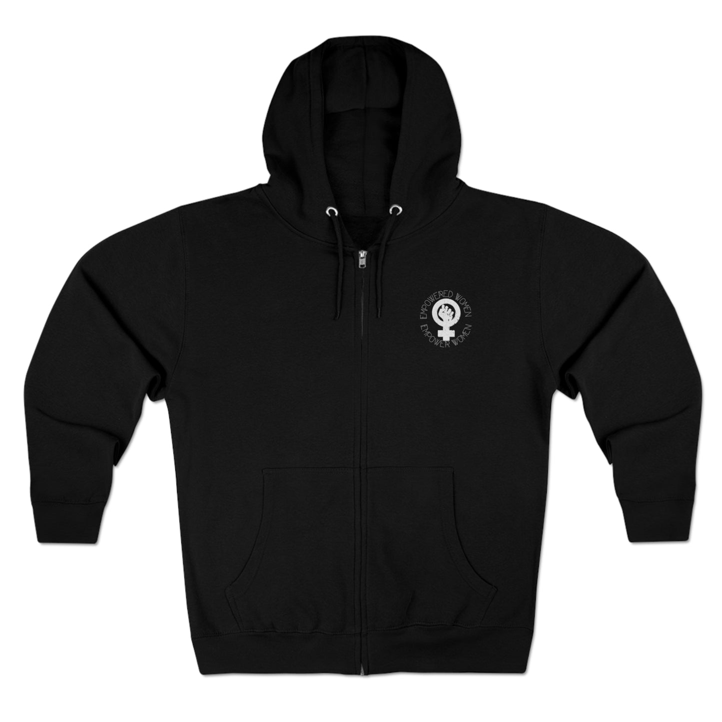 "Empowered"" Unisex Premium Full Zip Hoodie