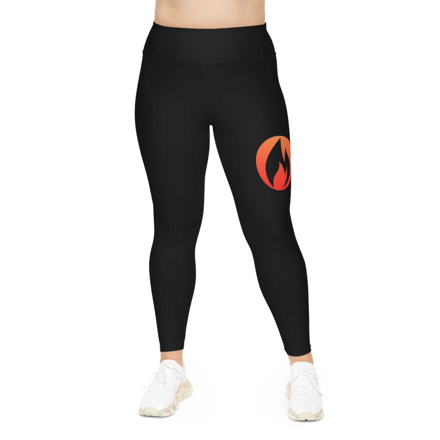 "Radically Fierce" Plus Size Leggings